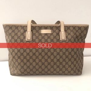 ⛔️SOLD⛔️Gucci Monogram Tote Bag